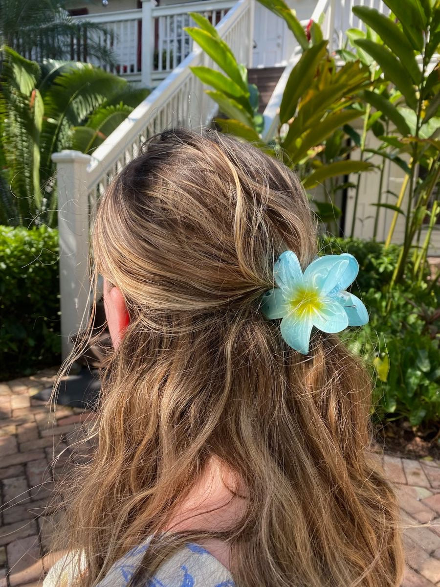 Hawaiian hair claw clip