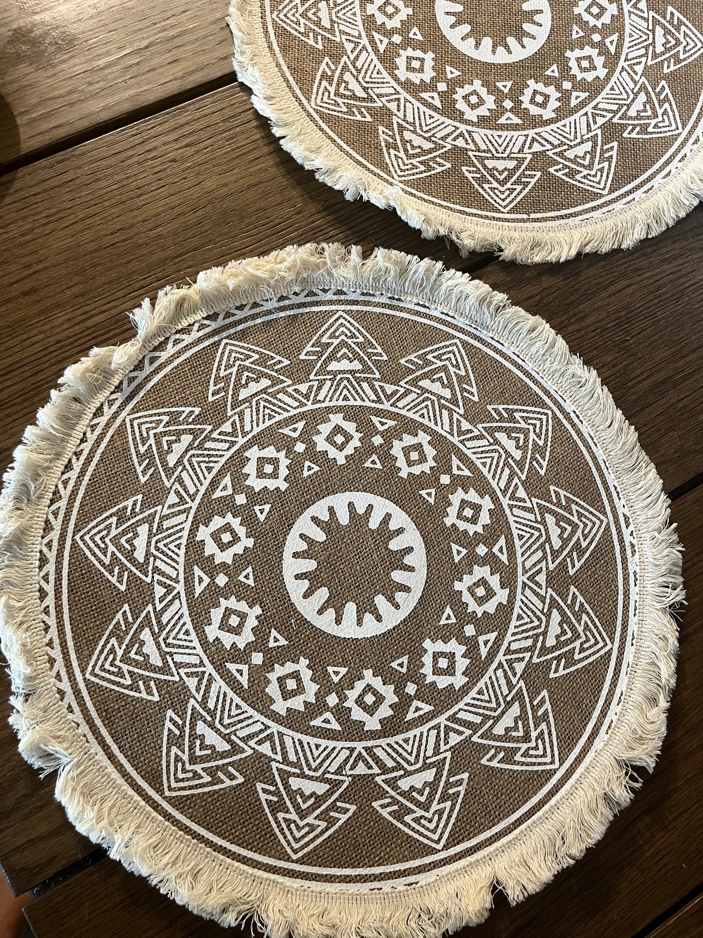 Boho plate placement
