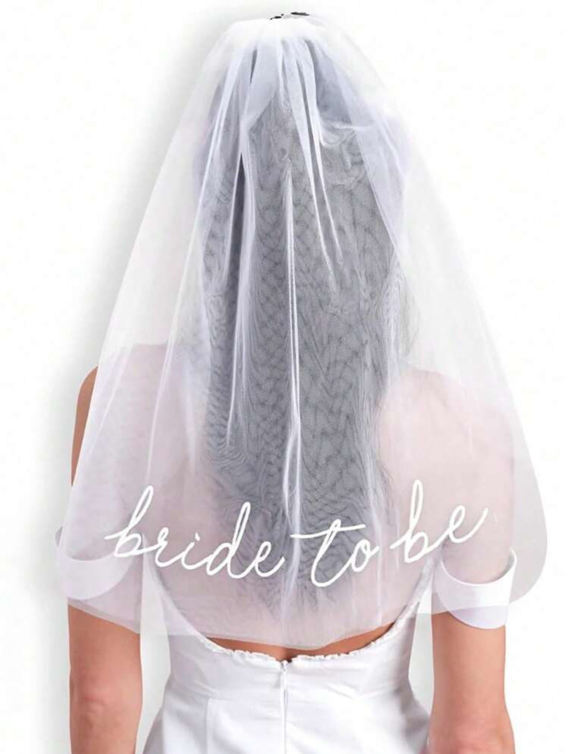 Bride to be veil headband