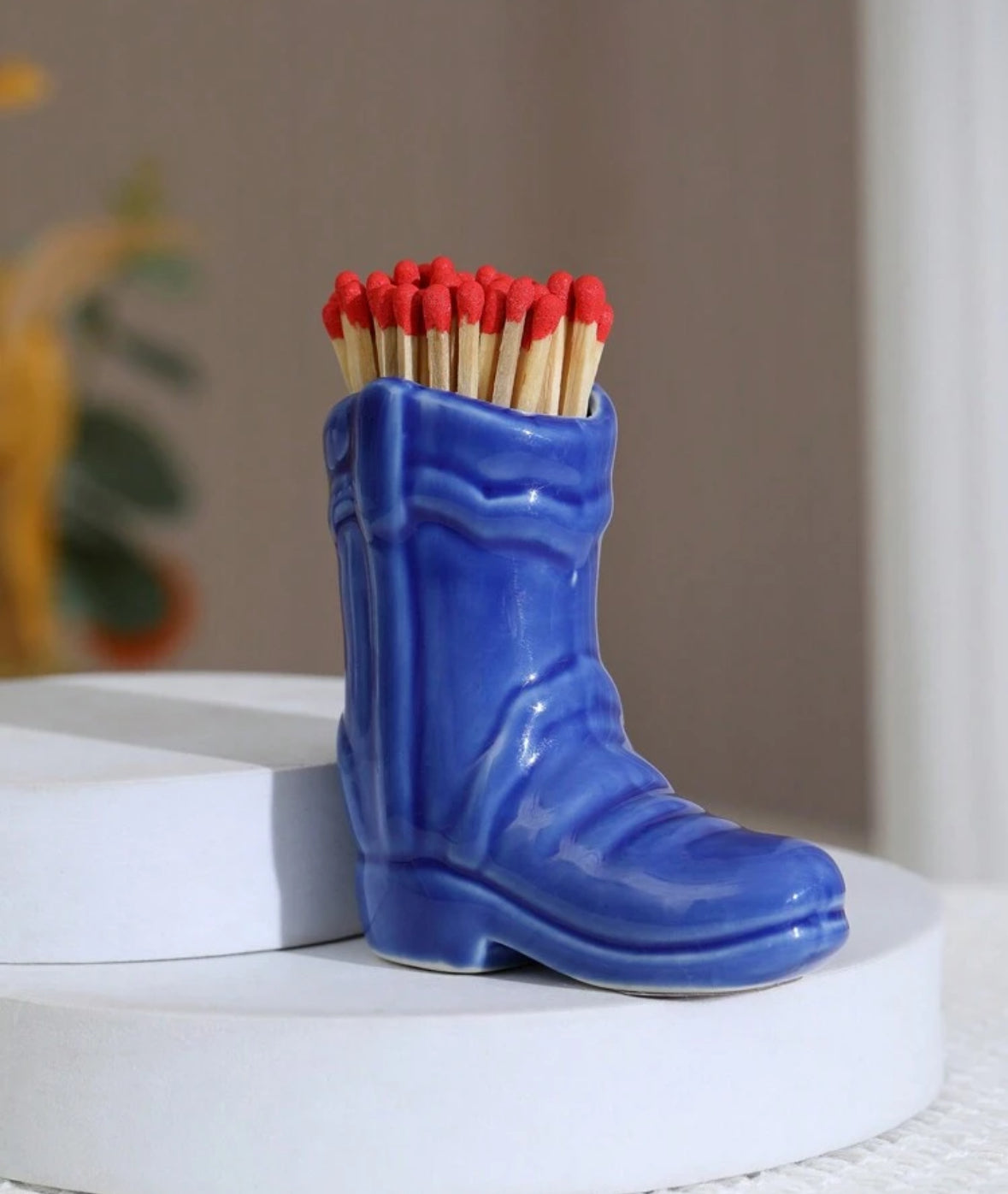 Cowboy Boot match Holder for candles